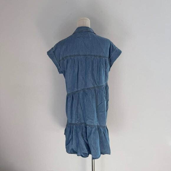 Veronica Beard Harrow Mini Dress Denim | Womens Size 4 Small/Medium - Picture 3 of 6